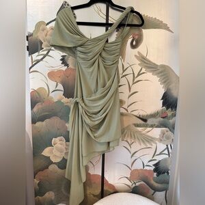 Ronny  Kobo Women's Izel Jersey Dress, Green, Small, Like New